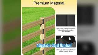 Staffe per corrimano in acciaio regolabili