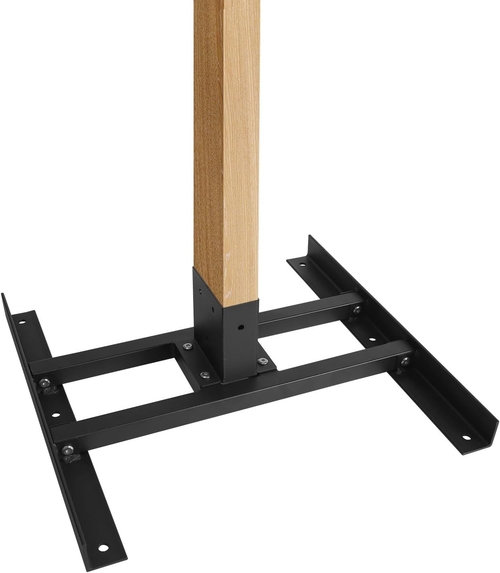 Latest company news about Base per bersaglio 2x4 per bersagli di tiro in acciaio Base a T doppia per supporto palo per poligono di tiro all'aperto