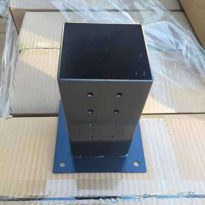 Robusti supporti per pergola in acciaio al carbonio 4*4, kit di staffe angolari per base palo