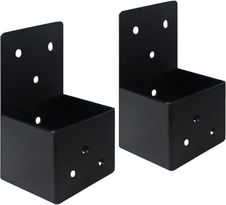 Staffe per pergola fai-da-te per impieghi gravosi, connettore per travi, staffa di rinforzo con viti per pali in legno da 4''x4''