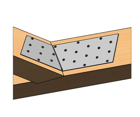 Connettore CC200L per il fissaggio della trave di giacca alla trave dell'anca