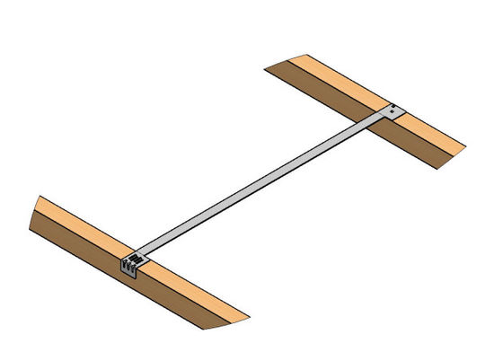 Spazzatore di traverse per spaziamento rapido e preciso di traverse del tetto